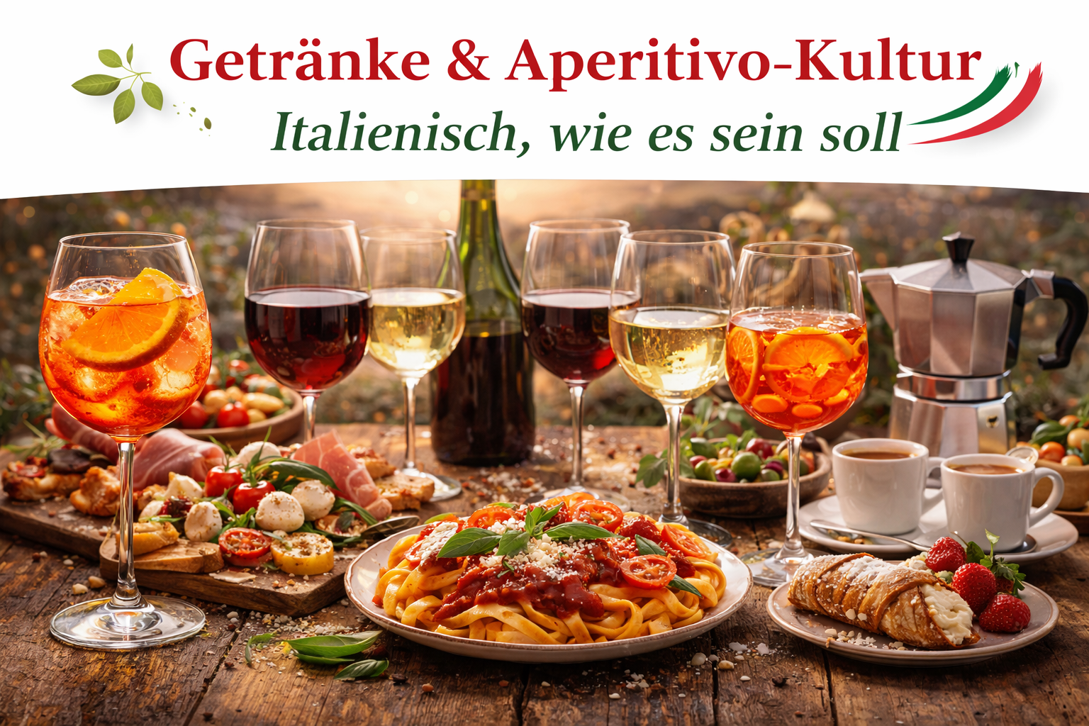 Getränke & Aperitivo-Kultur: Italienisch, wie es sein soll